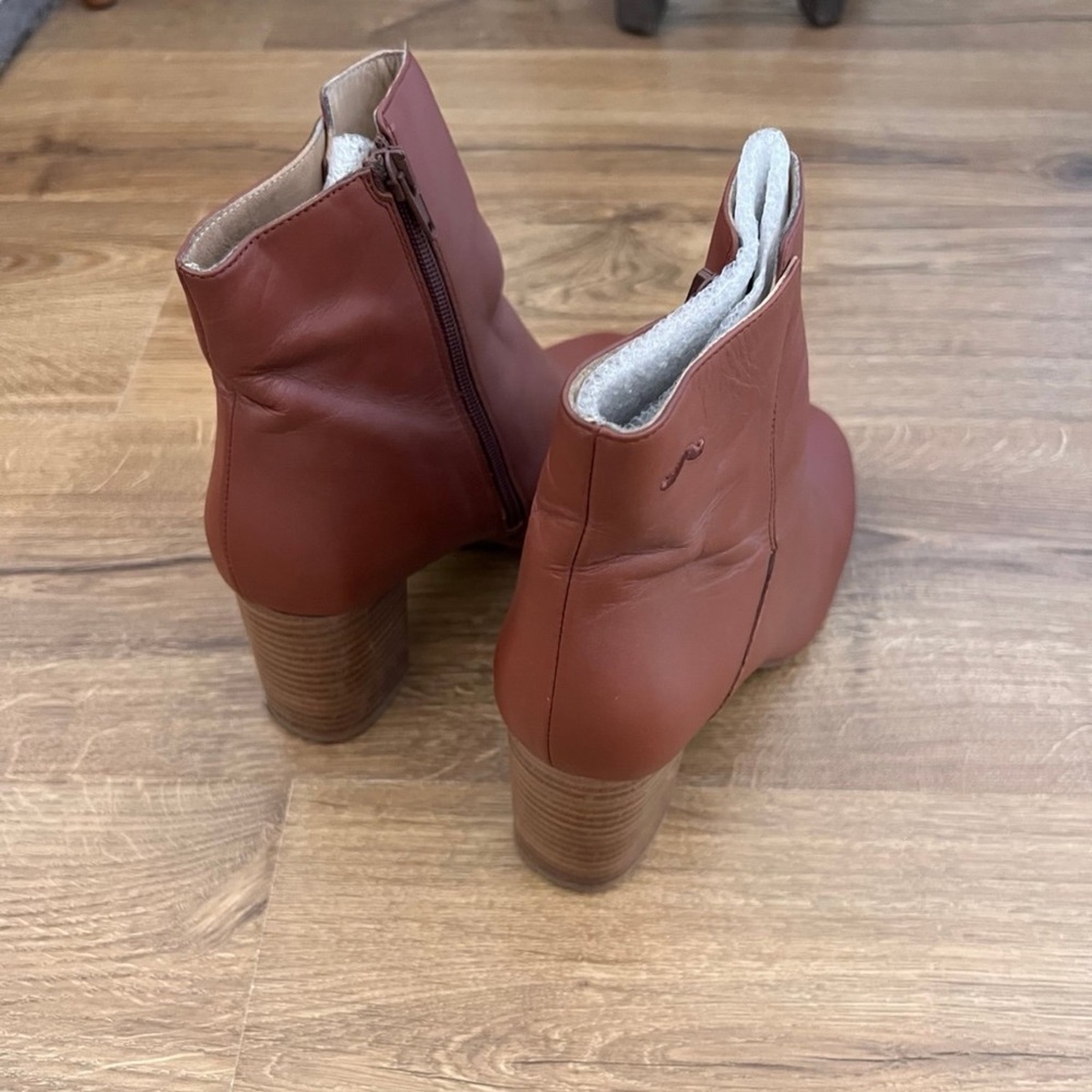 Chestnut Ankle Booties - Picture 2 of 4